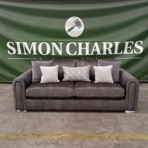 AMARA 3 SEATER SOFA - CHARCOAL