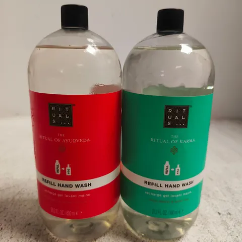 2 X 600ML RITUALS... REFILL HAND WASH