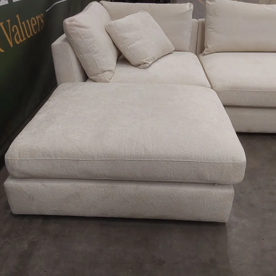 QUALITY DESIGNER MODSOFA FABRIC UPHOLSTERED CORNER SOFA