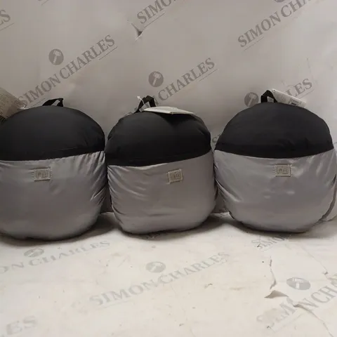 3 X MOTHERCARE COMPACT COSYTOES IN ASSORTED COLOURS