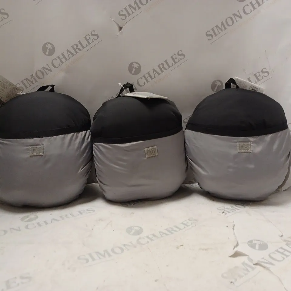 3 X MOTHERCARE COMPACT COSYTOES IN ASSORTED COLOURS