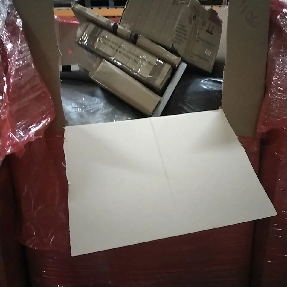 PALLET OF HOUSEHOLD ITEMS TO INCLUDE ELEPHANT ROCKING HORSE,DANCE MAT,HEAVY DUTY TRUCK,PUFFY POUCHES SUPERMARKET AND OTHER ASSORTED ITEMS...