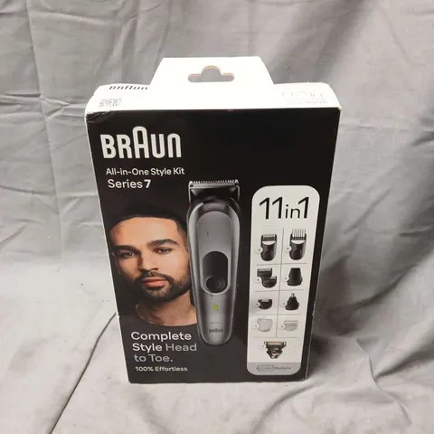 BRAUN SERIES 7 ALL-IN-ONE STYLE KIT 11-IN-1 GROOMING SYSTEM (BOXED AND SEALED)