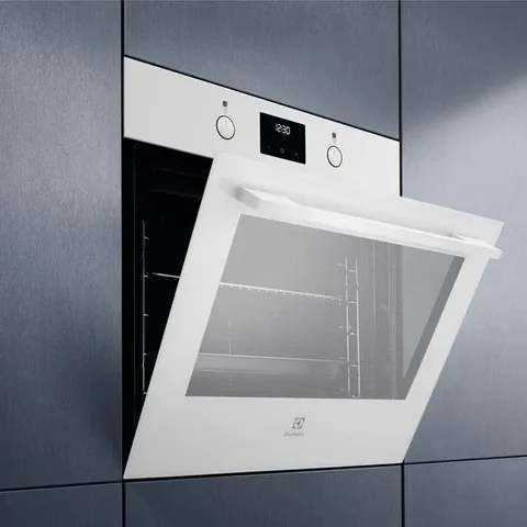 AEG INTEGRATED SINGLE ELECTRIC OVEN WHITE Model KOFGH40TW