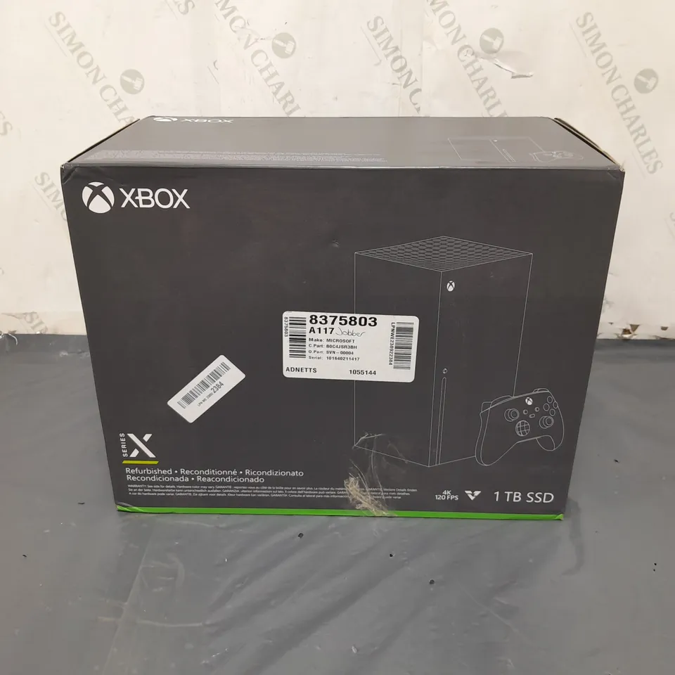BOXED XBOX SERIES X 1TB REFURBISHED WITH CONTROLLER 