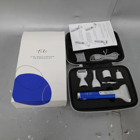 TILI 5-IN-1 MULTI-FUNCTION HAIR REMOVAL KIT - NAVY BLUE
