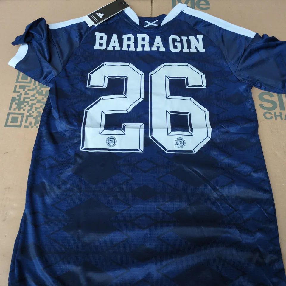 ADIDAS SCOTLAND HOME JERSEY (#26 - BARRA GIN) - SMALL