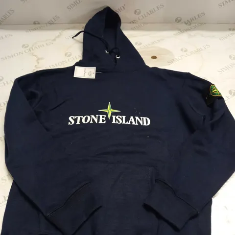 BOYS IN THE STYLE OF STONE ISLAND NAVY HOODIE SIZE 13-14 YEARS
