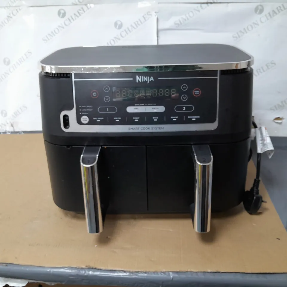 UNBOXED NINJA FOODI MAX DUALZONE AIR FRYER IN BLACK