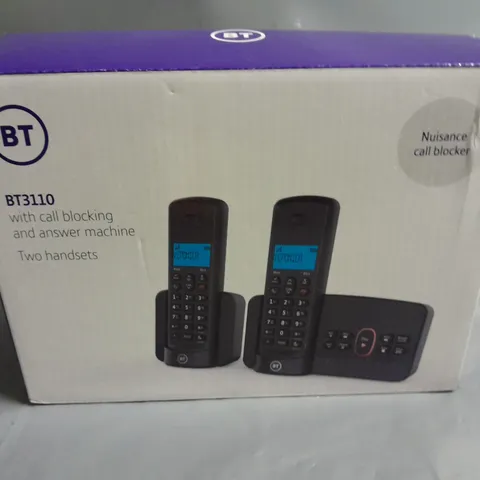 BT BT3110 TWO HANDSET PHONES WITH CALL BLOCKING