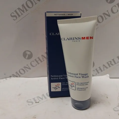 APPROXIMATELY 15 CLARINSMEN ACTIVE FACE WASH (125ml)