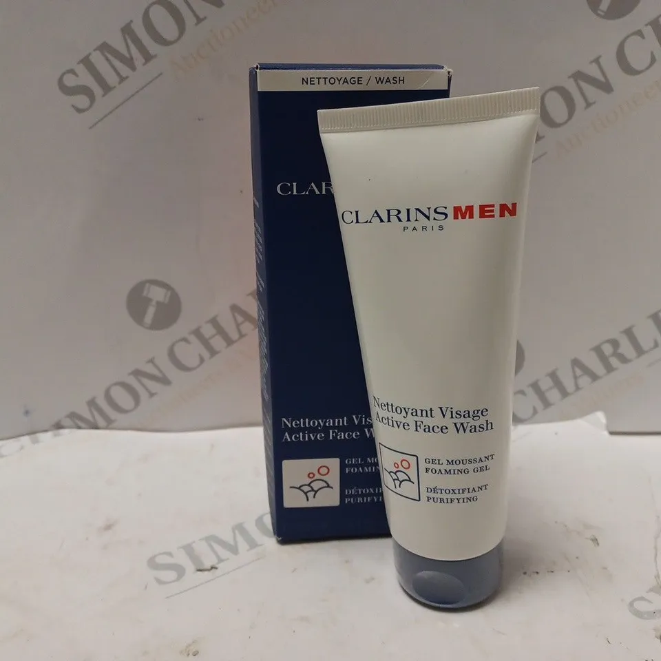 APPROXIMATELY 15 CLARINSMEN ACTIVE FACE WASH (125ml)