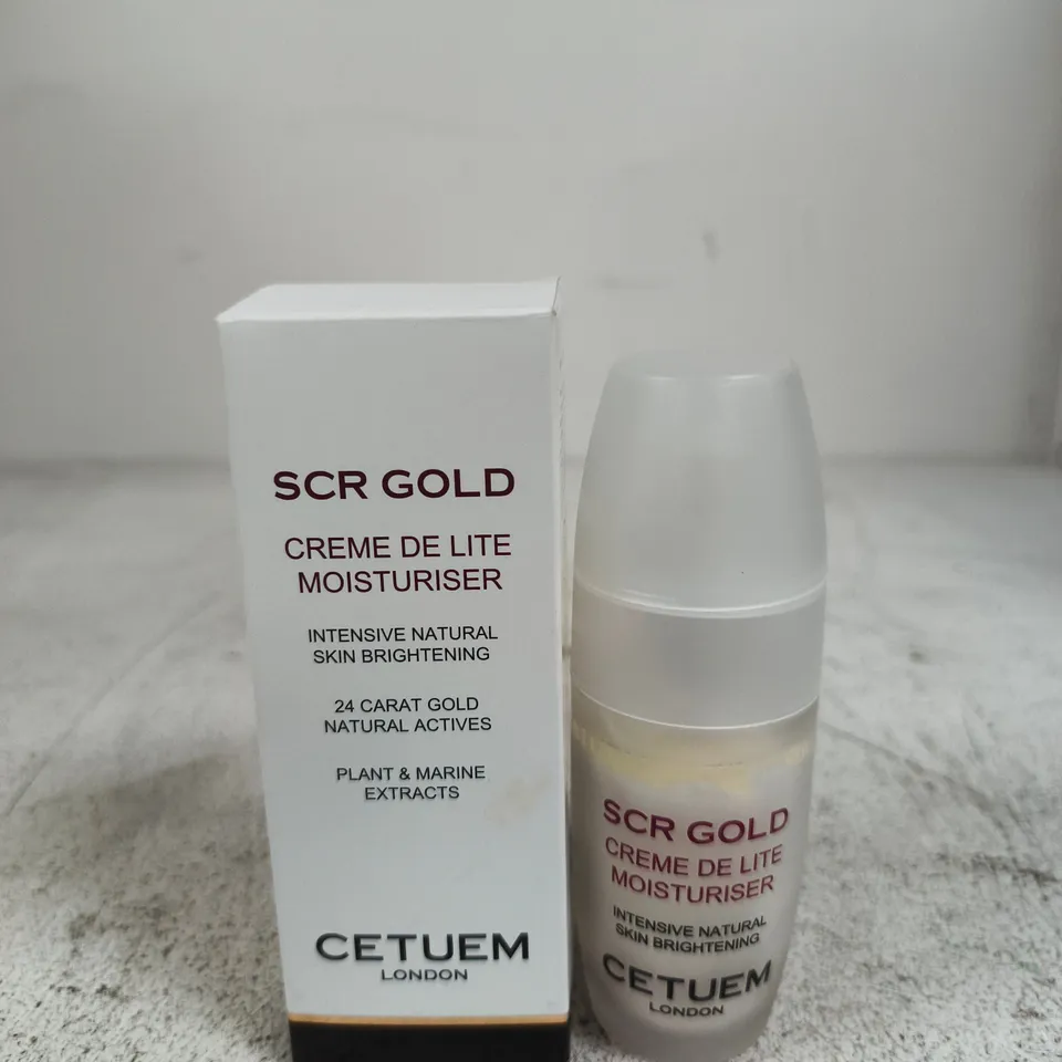 SCR GOLD CREME DE LITE MOISTURISER – 50ML