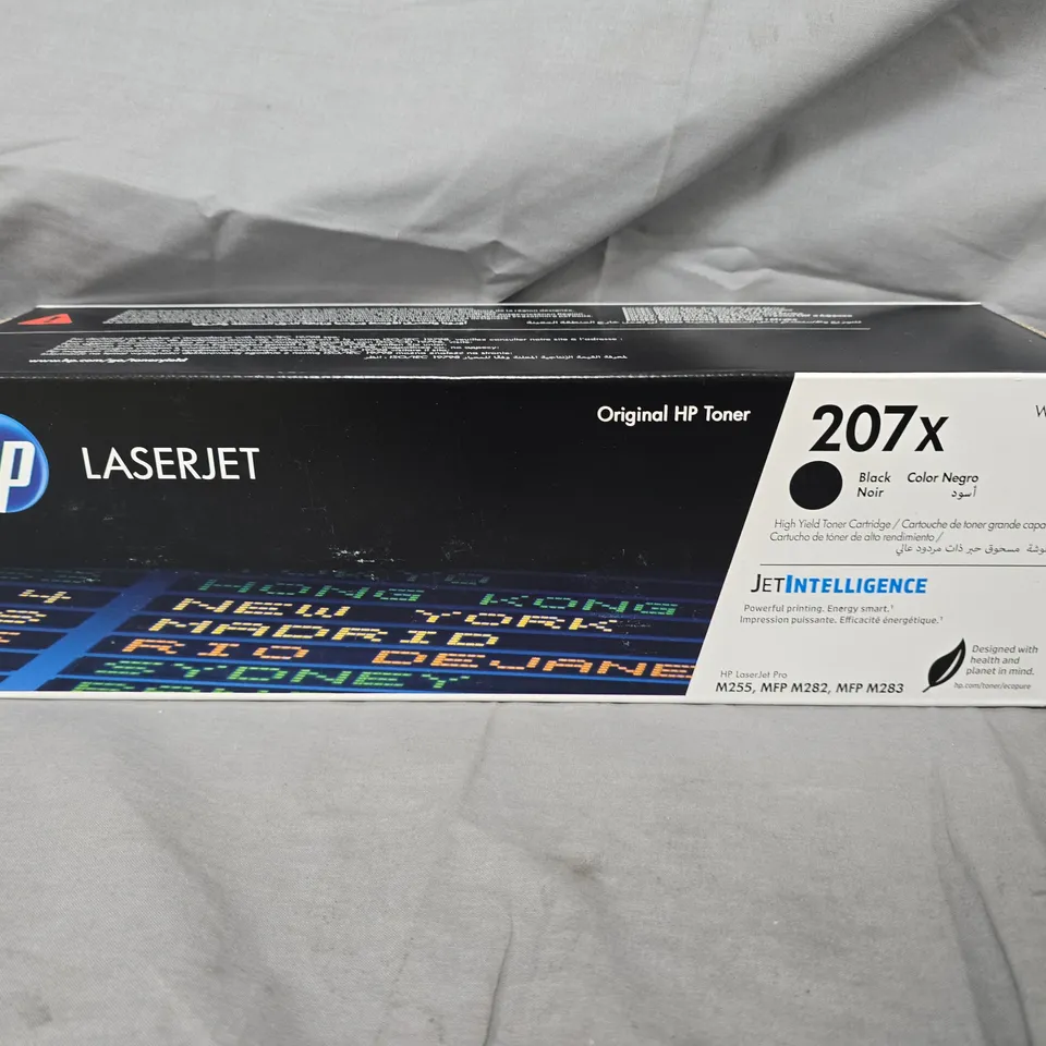 BOXED AND SEALED HP LASERJET 207X BLACK HIGH-YIELD TONER CARTRIDGE 
