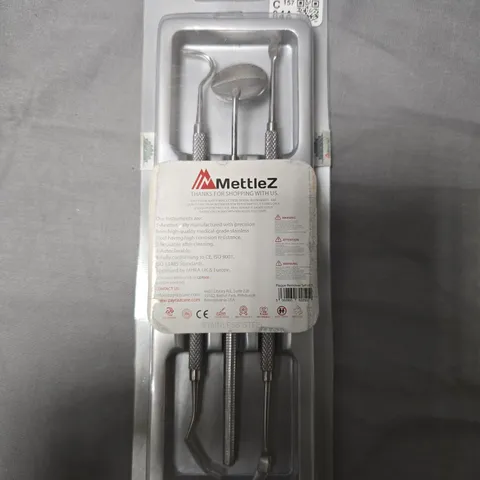 Mettlez Stainless Steel Dental Instrument Kit – Probes & Spatula Set - APPROXIMATELY 9 PCS 