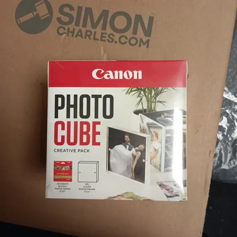 CANON PHOTO CUBE CREATIVE PACK – PHOTO PAPER & CLEAR PHOTO FRAME
