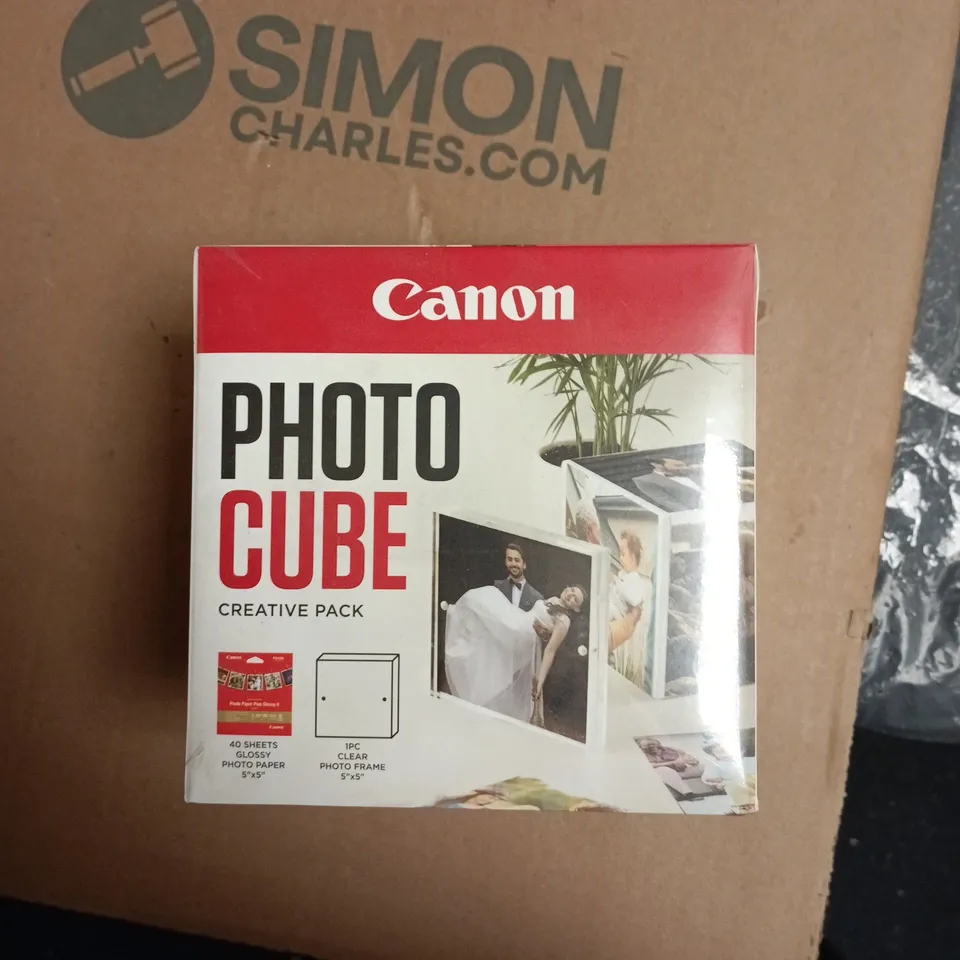 CANON PHOTO CUBE CREATIVE PACK – PHOTO PAPER & CLEAR PHOTO FRAME