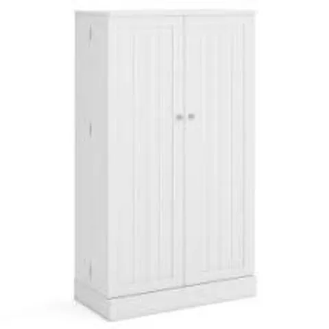 BOXED COSTWAY 41 INCH TALL KITCHEN PANTRY STORAGE CABINET WITH DOORS AND ADJUSTABLE SHELVES-WHITE