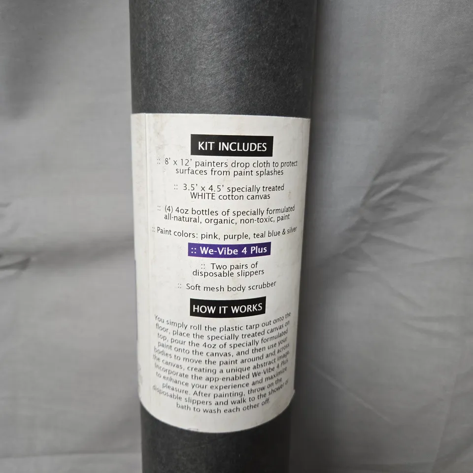 LOVE IS ART KIT – LIMITED EDITION COUPLES ABSTRACT PAINTING KIT