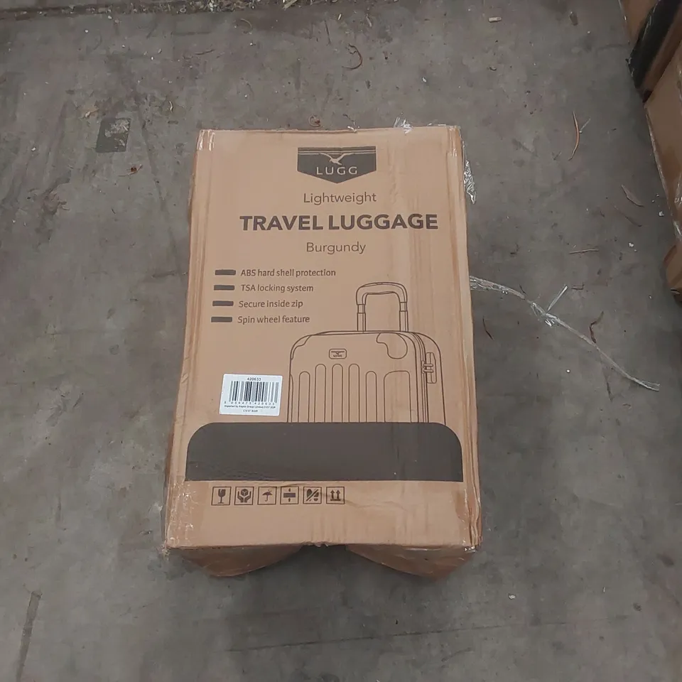 BOXED LUGG LIGHTWEIGHT TRAVEL SUITCASE 