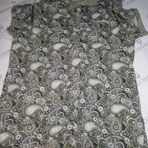 LAMBRETTA PAISLEY BRAND POLO - XXL