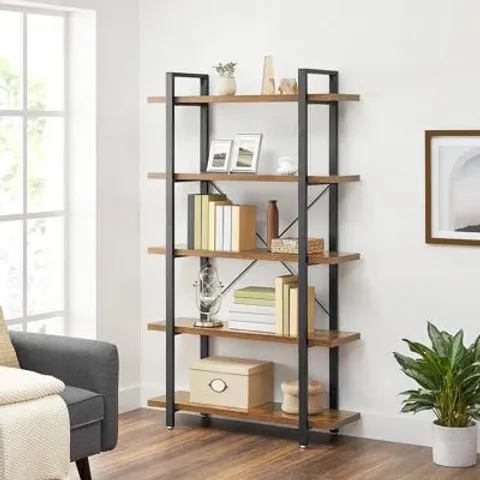 BOXED WENLOCK BOOKCASE - BLACK