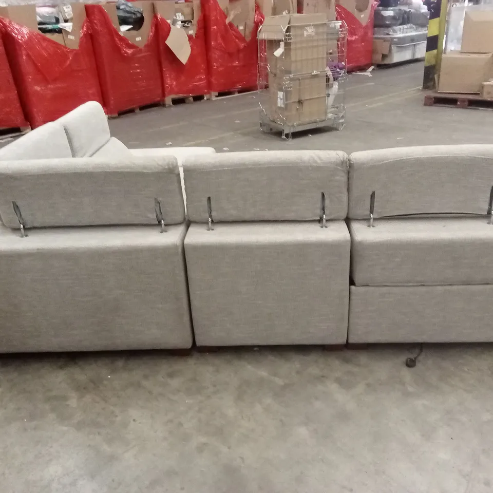 DETROIT FABRIC RIGHT HAND POWER RECLINER CORNER GROUP SOFA WITH CHARGING PORTS AND STORAGE RRP £1999