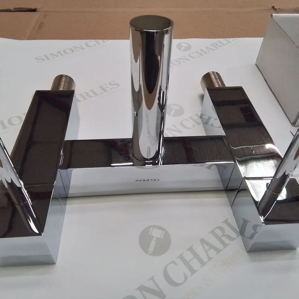 VELDEAU HAMPTON BATH FILLER IN CHROME - 270X230X165MM