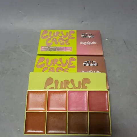 BOXED MADE BY MITCHELL X2 CURVE CASE CREAM BLUSHER/BRONZER IN MEDIUM