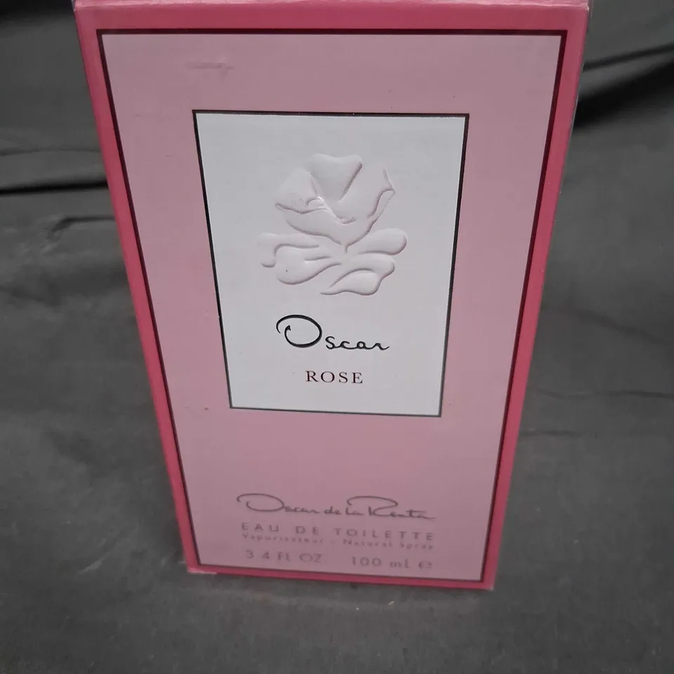BOXED AND SEALED OSCAR ROSE OSCAR DE LA RENTA EAU DE TOILETTE 100ML