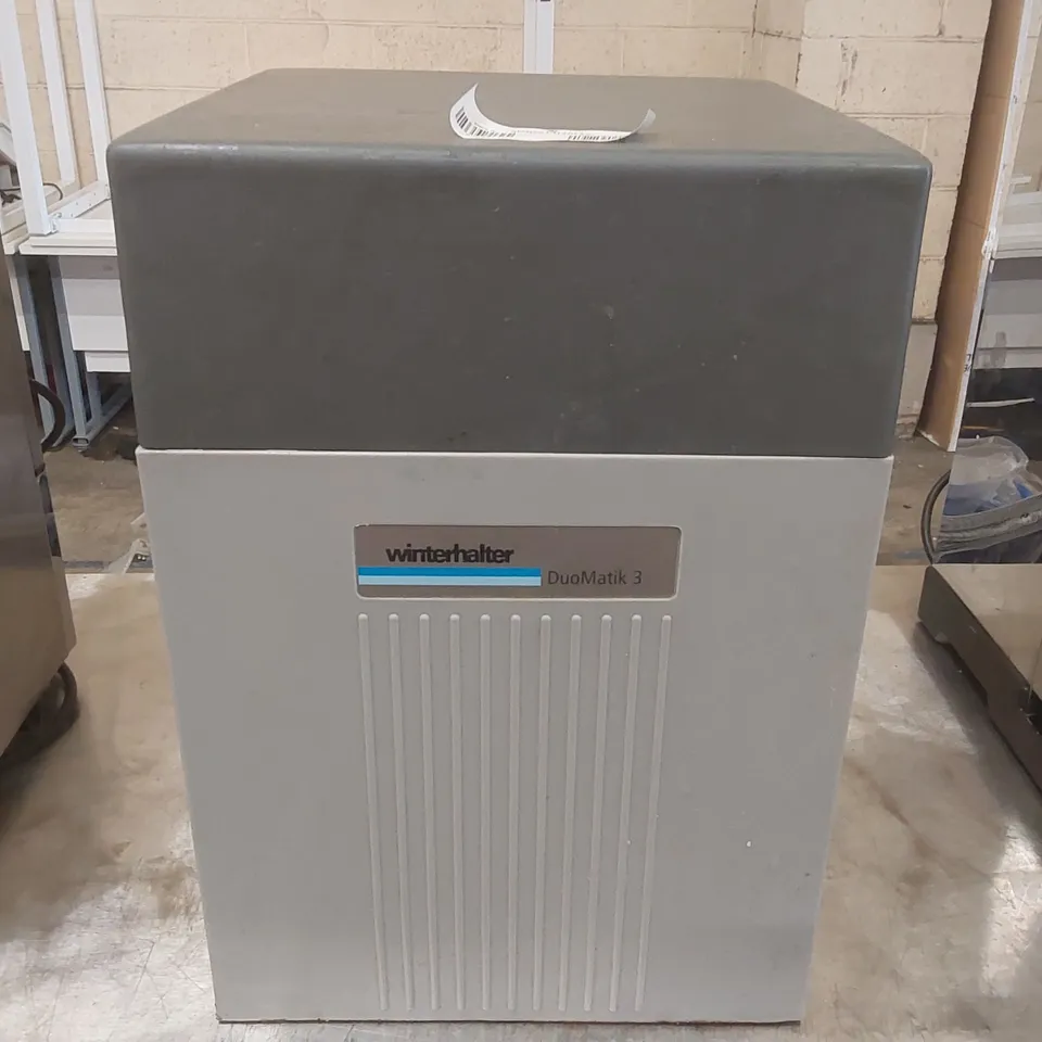 WINTERHALTER DUOMATIC3 AUTO WATER SOFTNER UNIT