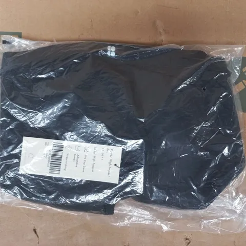 BAGGED SWEATY BETTY POWER HIGH IMPACT BRA IN BLACK SIZE 38D