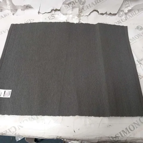APPROXIMATELY 12 BOXES OF FOUR BRAND NEW 100% COTTON GREY PLACEMATS