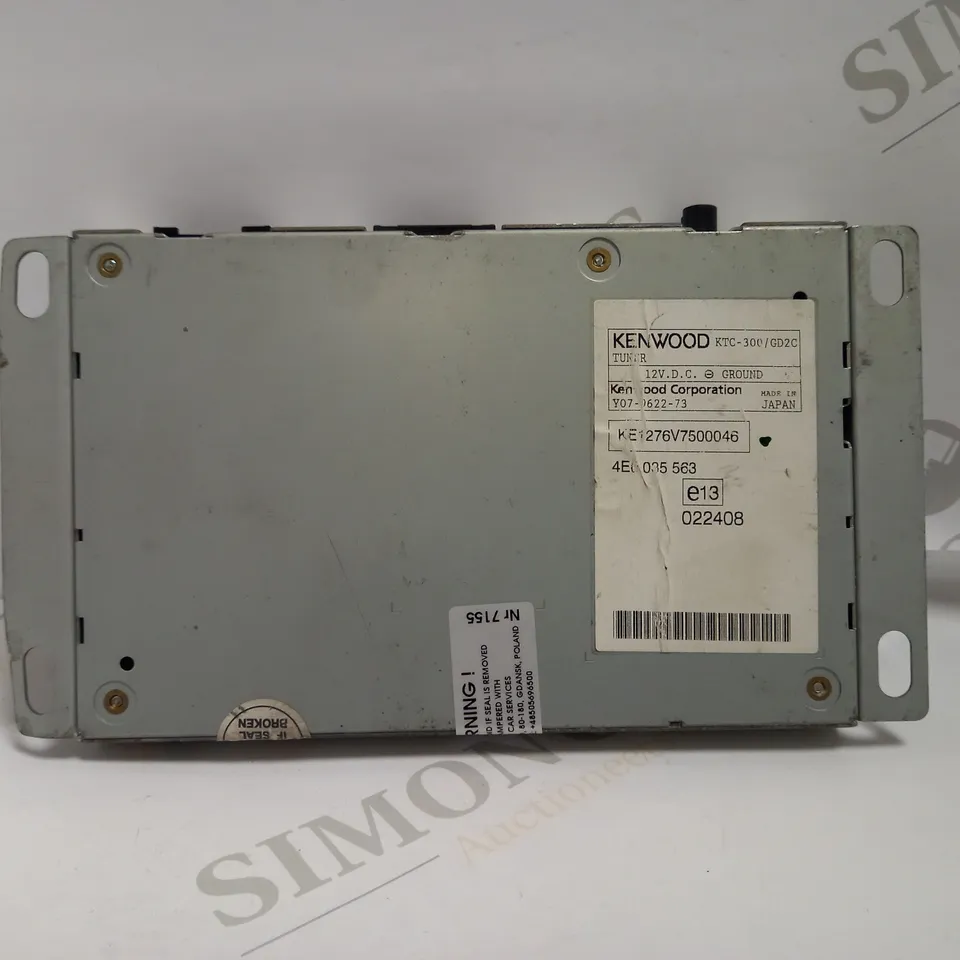 AUDI DAB DIGITAL RADIO TUNNER KENWOOD 4E0035563 MMI 2G KTC-300/GD2