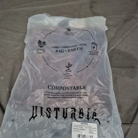 DISTURBIA SERENADE LONG SLEEVE FLORAL MINI DRESS – UK16