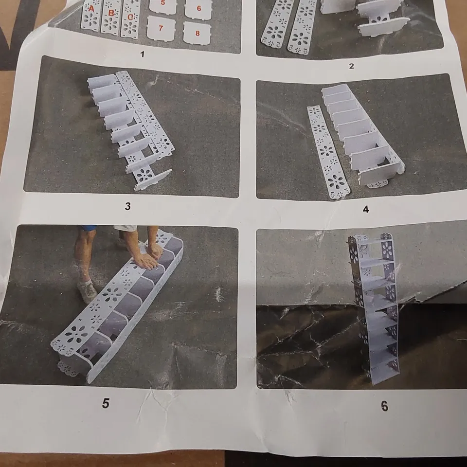 BOXED 8 PAIR SHOE RACK (1 BOX)