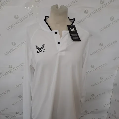 CASTORE LONG SLEEVE POLO SHIRT SIZE S