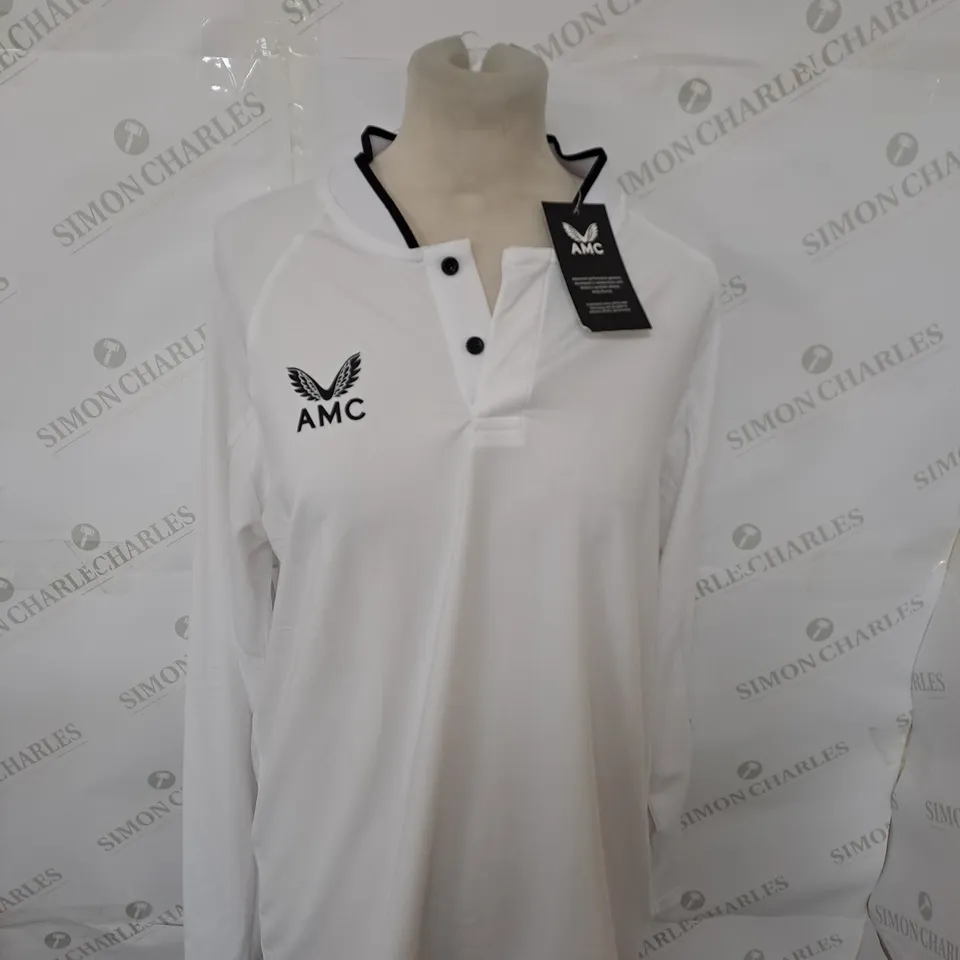 CASTORE LONG SLEEVE POLO SHIRT SIZE S