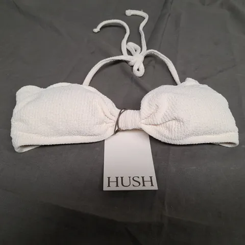 HUSH STELLA SCALLOP BIKINI TOP SIZE 4