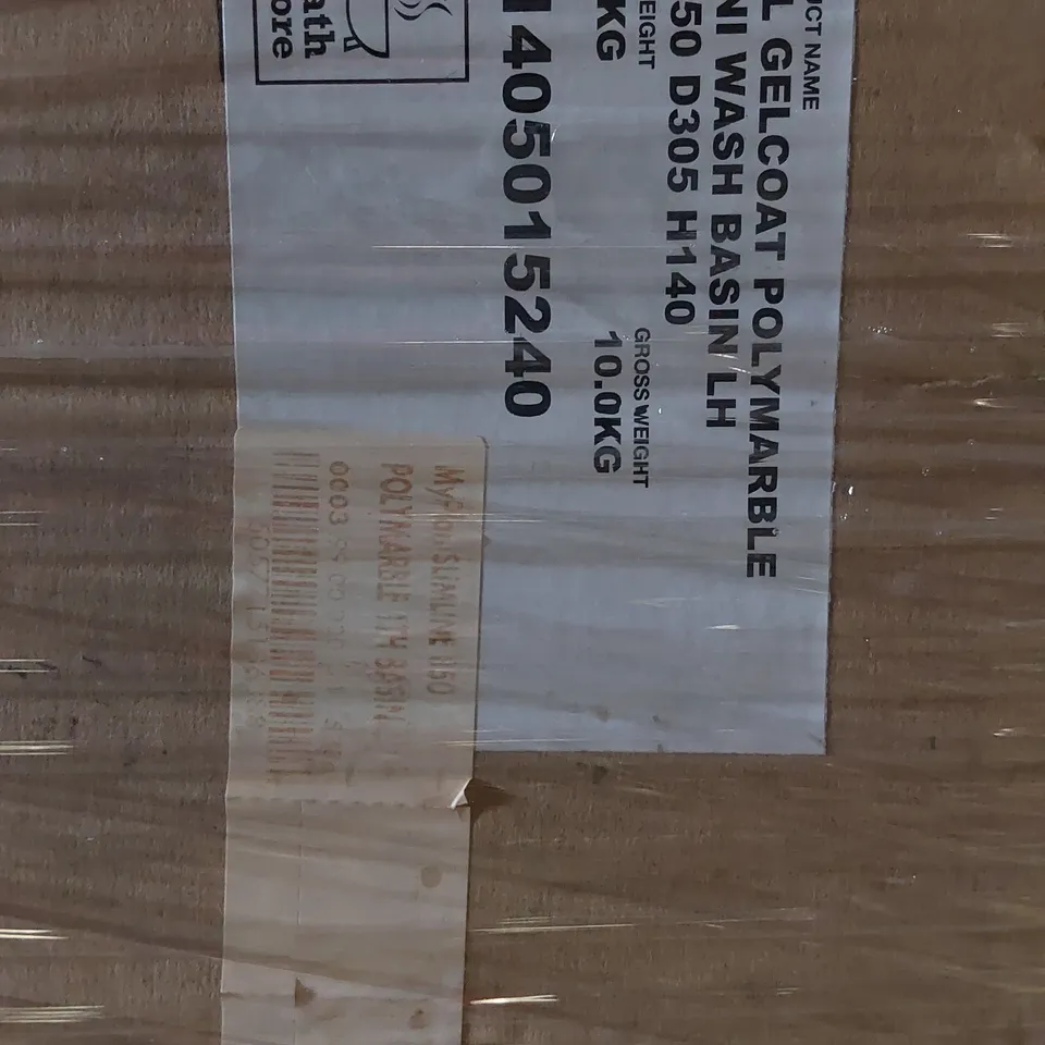 PALLET OF APPROXIMATELY 12 BOXED STONE RESIN BASINS