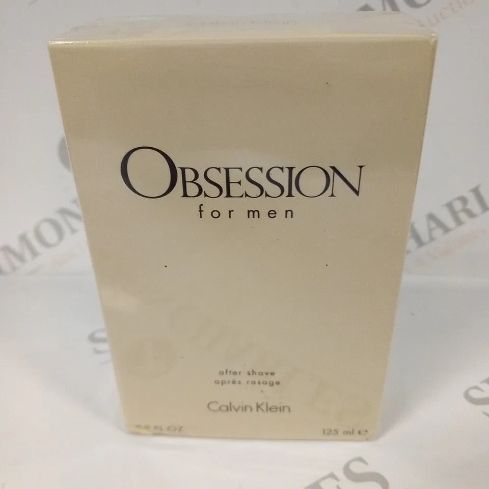 BOXED AND SEALED CALVIN KLEIN OBSESSION FOR MEN AFTER SHAVE 125ML 