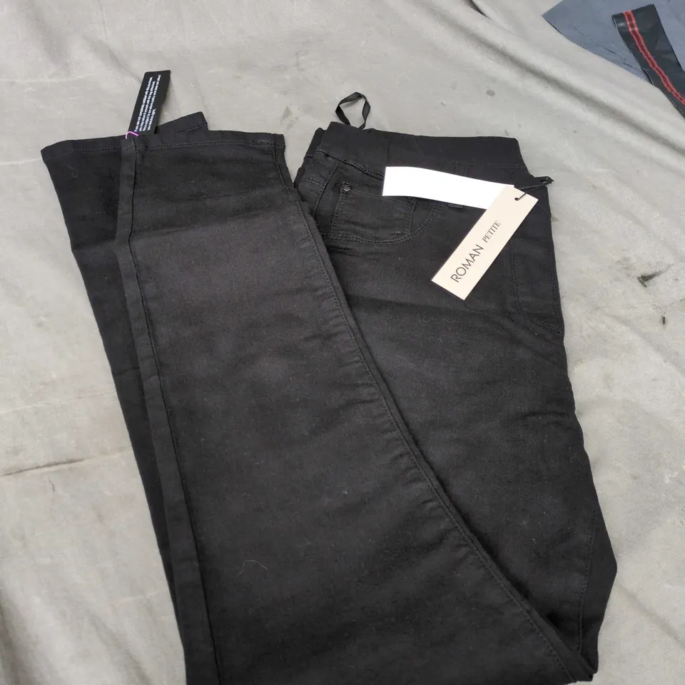 ROMAN PETITE BLACK TROUSERS – UK 14 