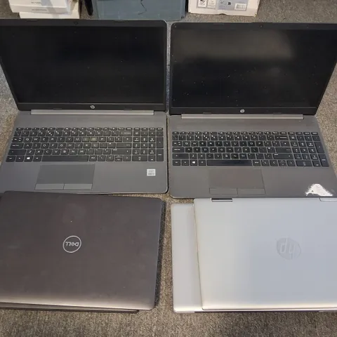 LOT OF 6 ASSORTED LAPTOPS TO INCLUDE DELL INTEL I-5 & HP INTEL I-5