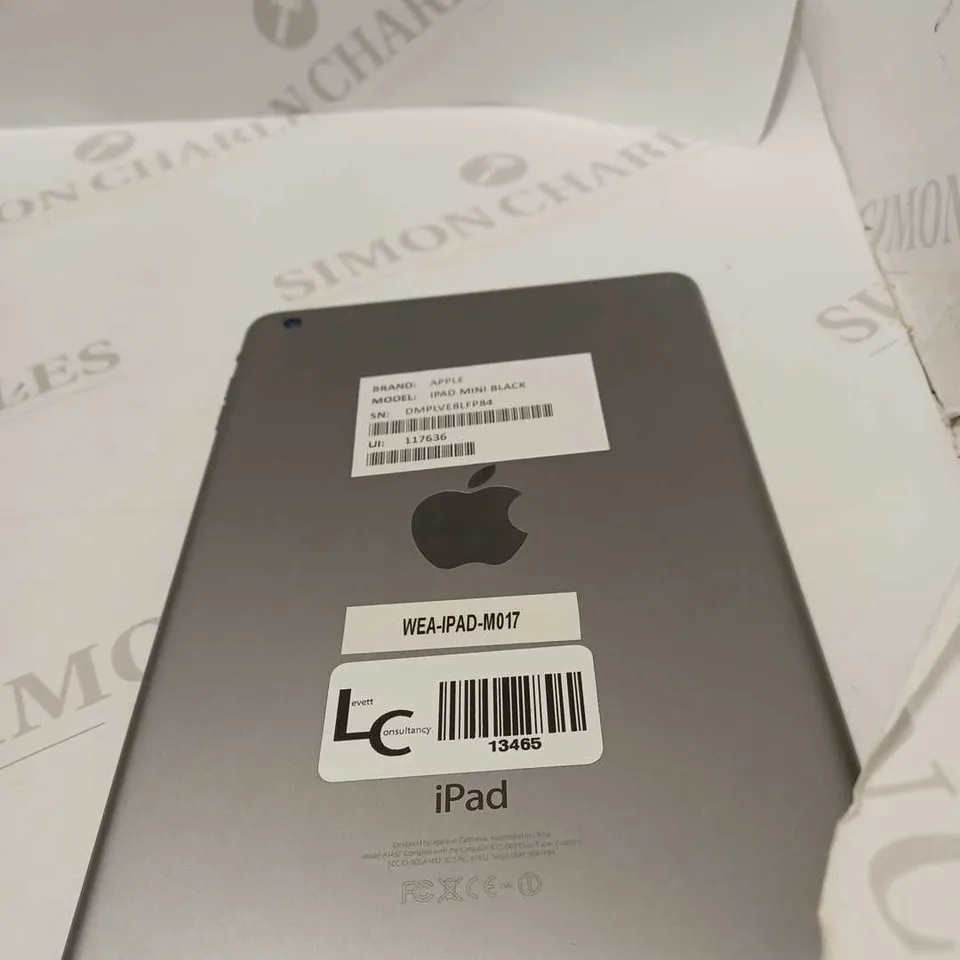 APPLE BLACK IPAD MINI DMPLVE8LFP84