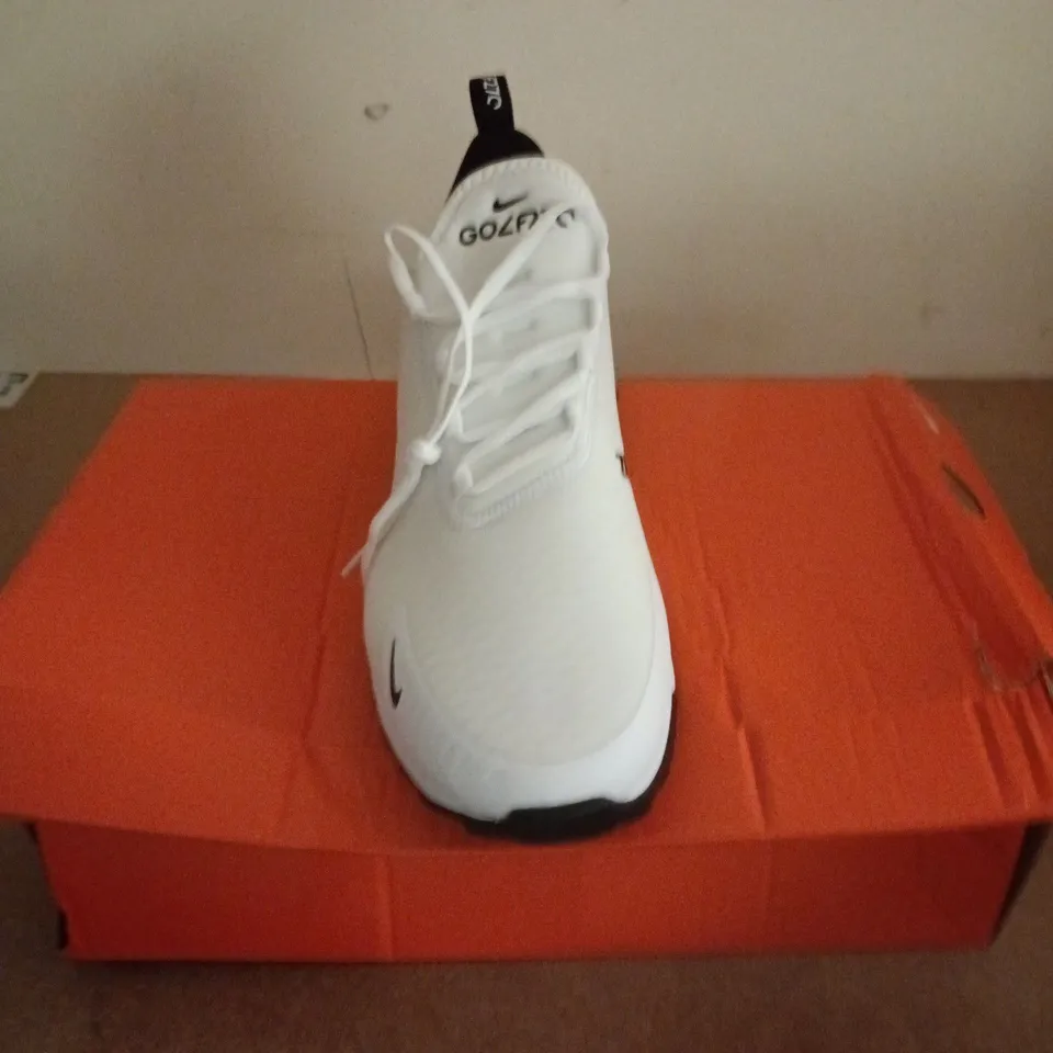 BOXED PAIR OF NIKE AIR MAX 270 G TRAINERS IN WHITE - UK 11