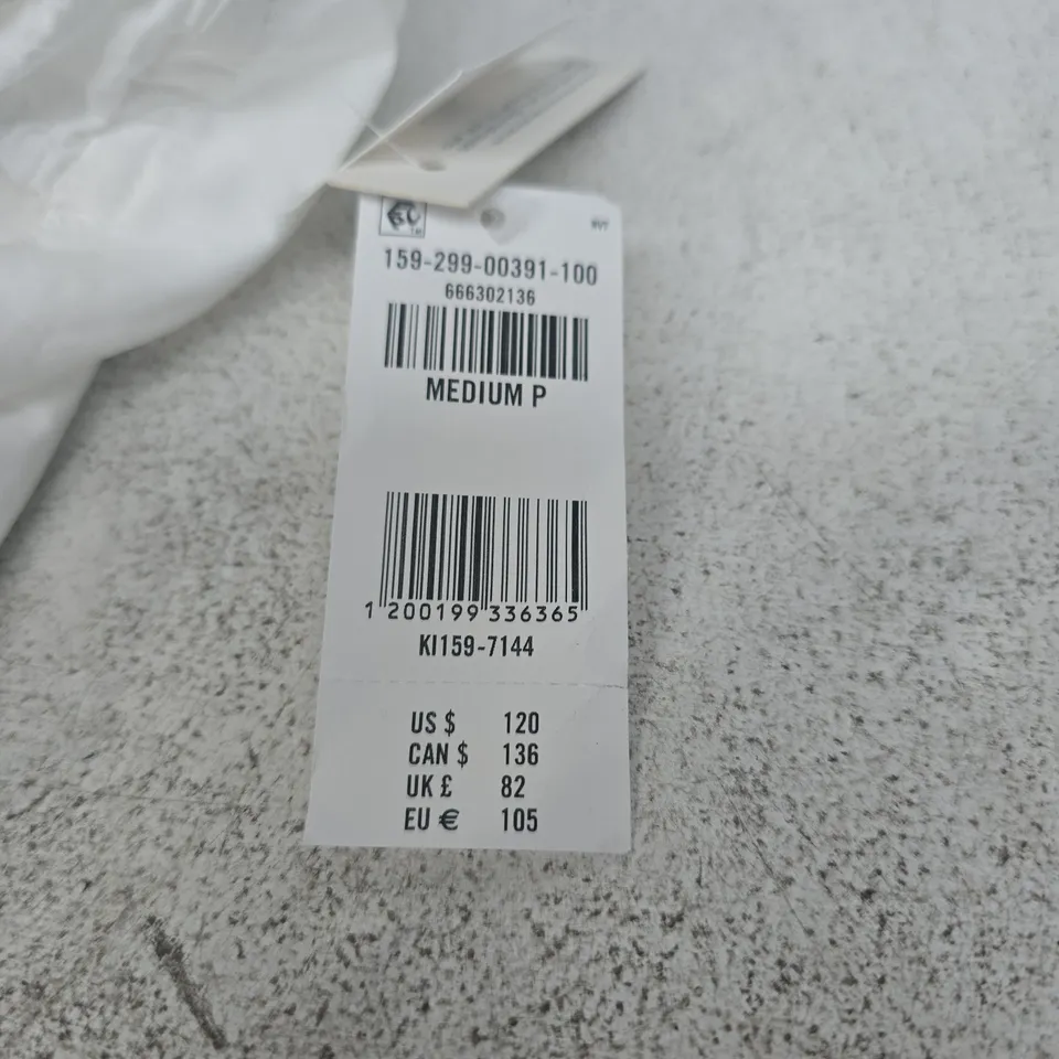 ABERCROMBIE & FITCH WHITE DRESS - MEDIUM PETITE