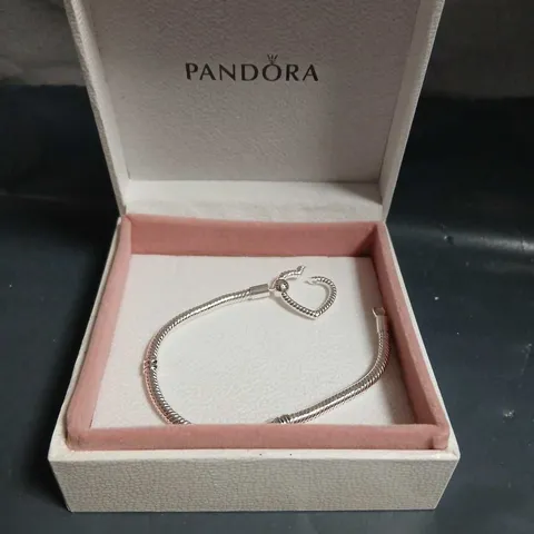 PANDORA STERLING SILVER BRACELET – BOXED