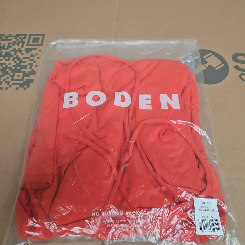 BODEN CARY V-NECK JERSEY DRESS SIZE 12R