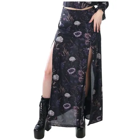 BRAND NEW KILLSTAR DUSK'S GARDEN MAXI SKIRT