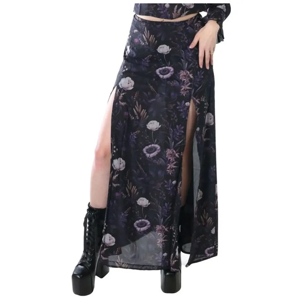 BRAND NEW KILLSTAR DUSK'S GARDEN MAXI SKIRT